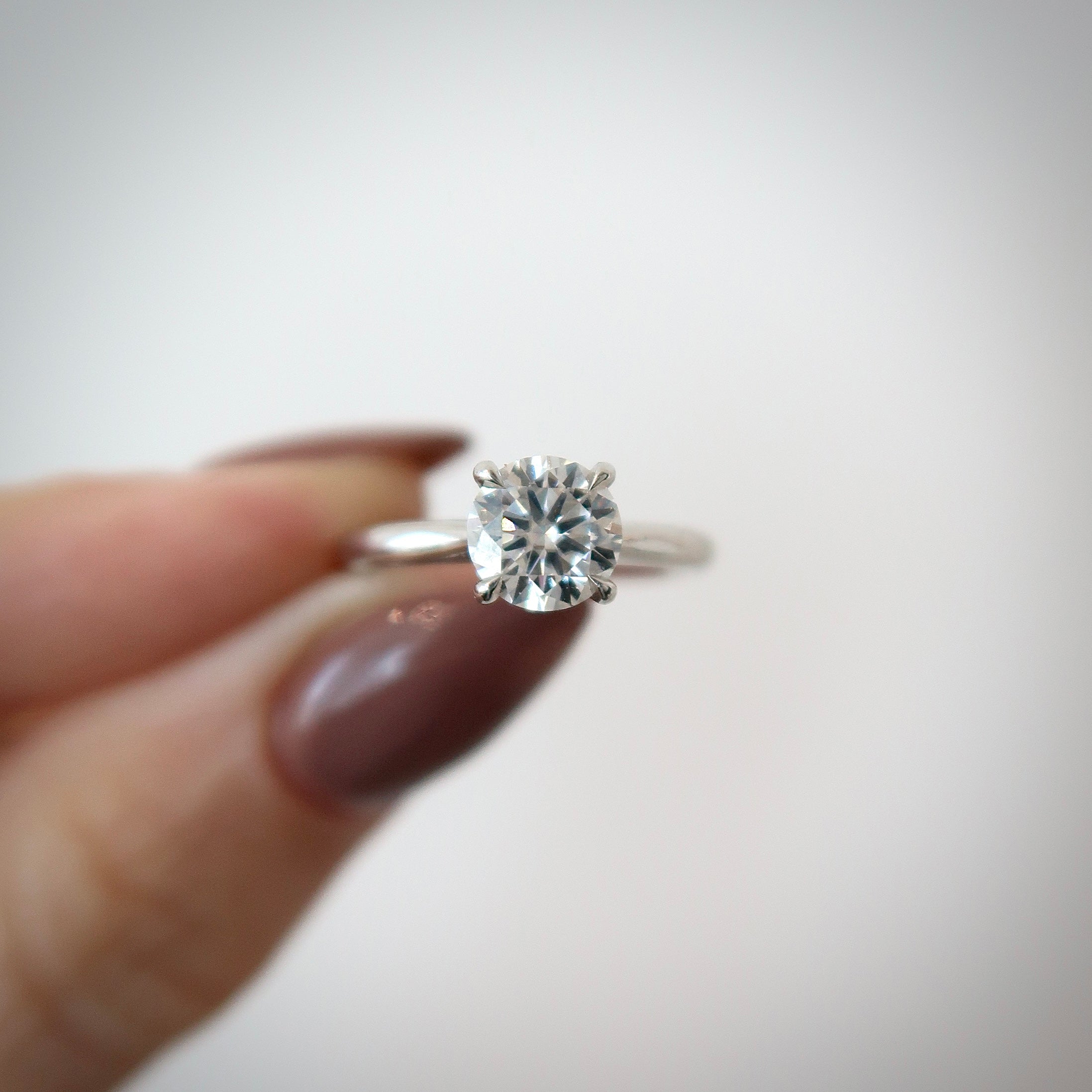 READY: 1.0 ct Round Cut Engagement Ring