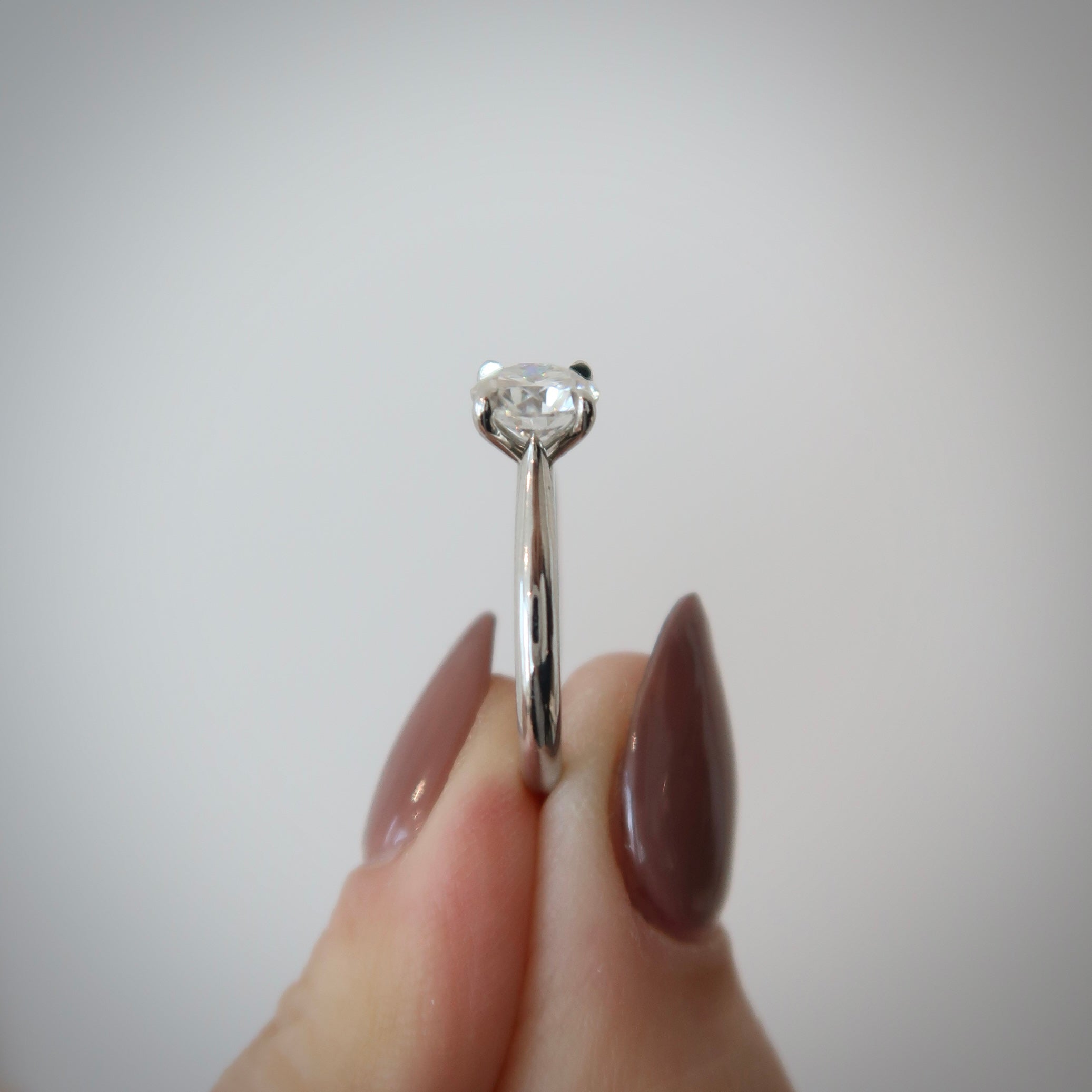 READY: 1.0 ct Round Cut Engagement Ring