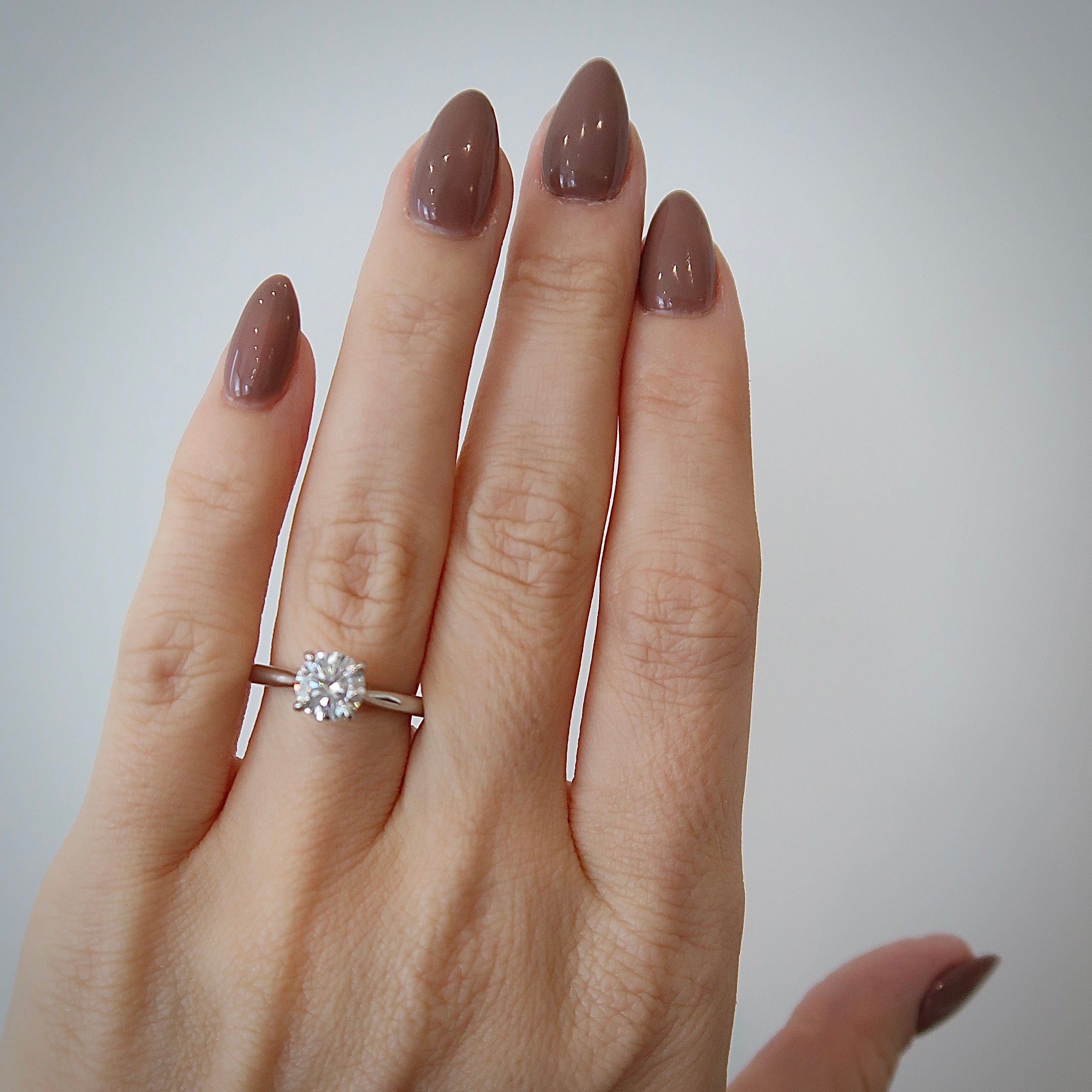 READY: 1.0 ct Round Cut Engagement Ring