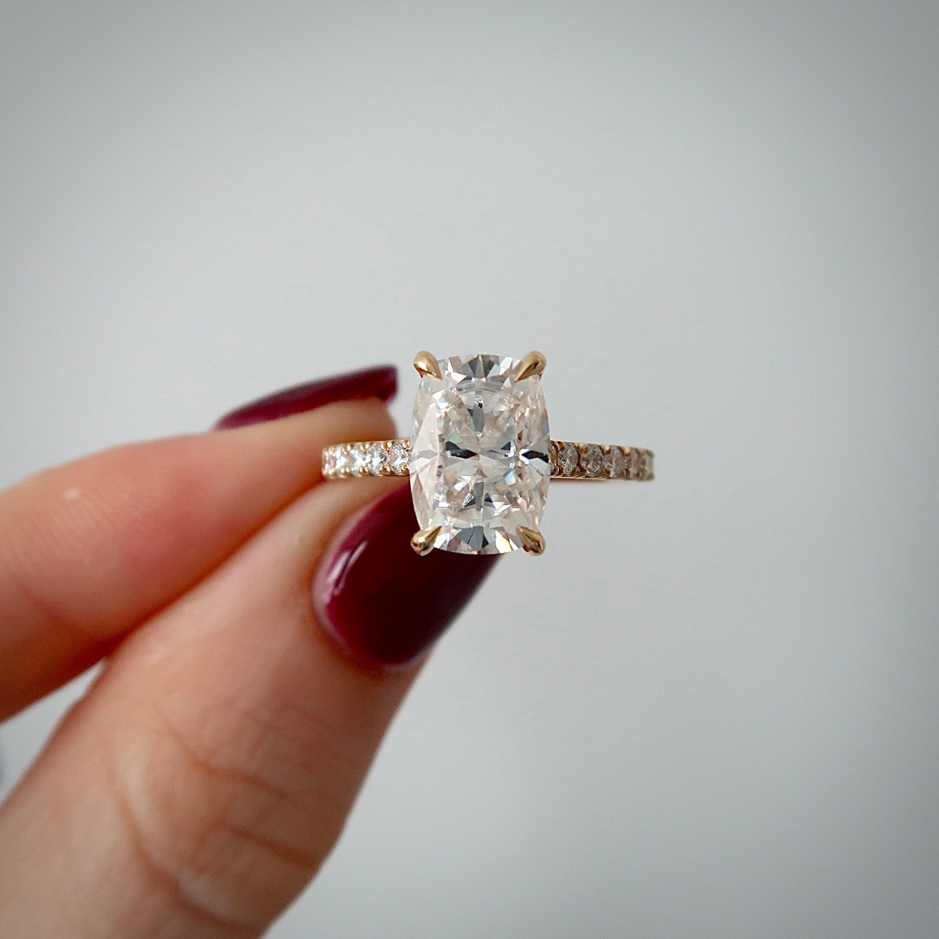 READY: 3 ct Elongated Cushion Venus Ring