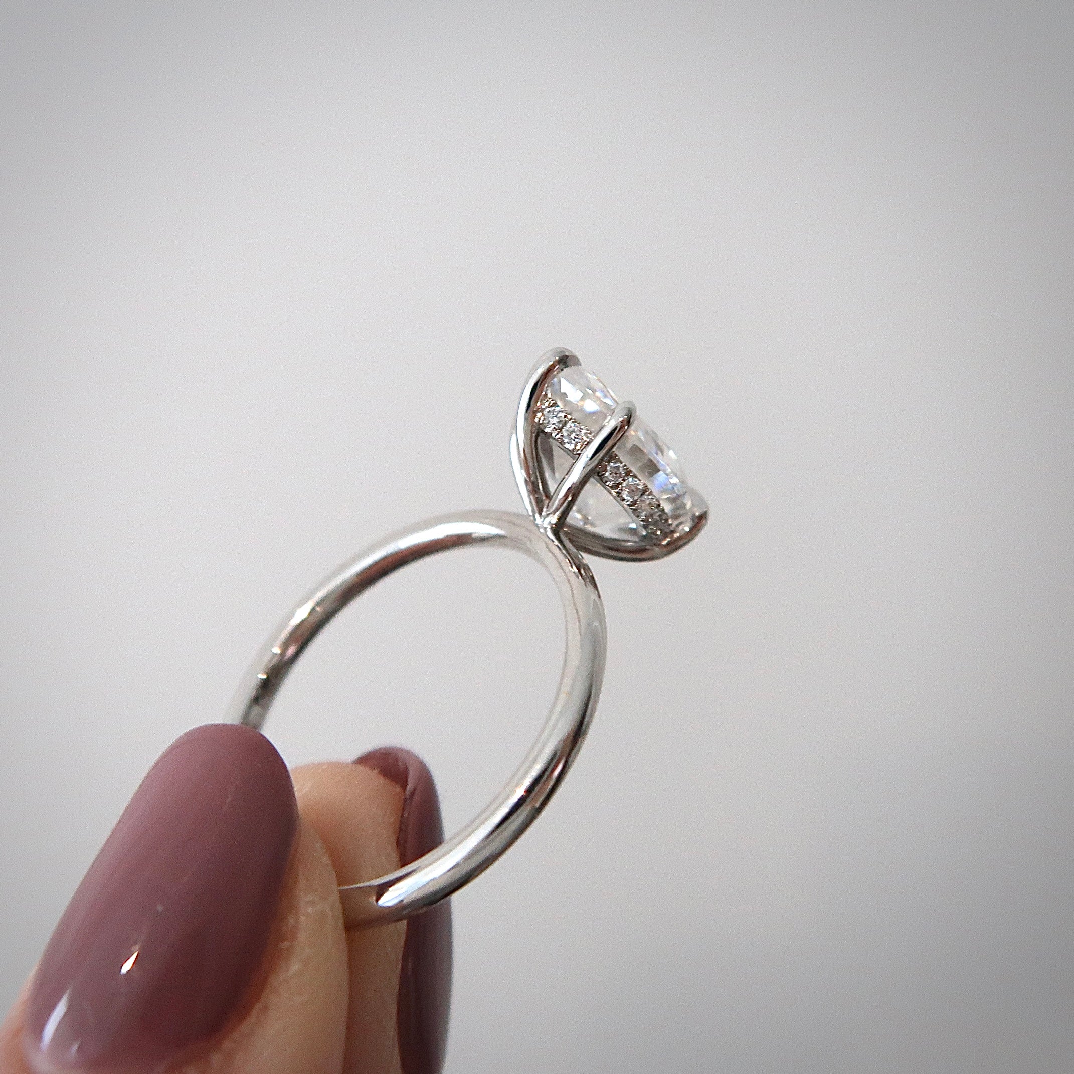 READY: 3 ct Pear Cut Clio Ring