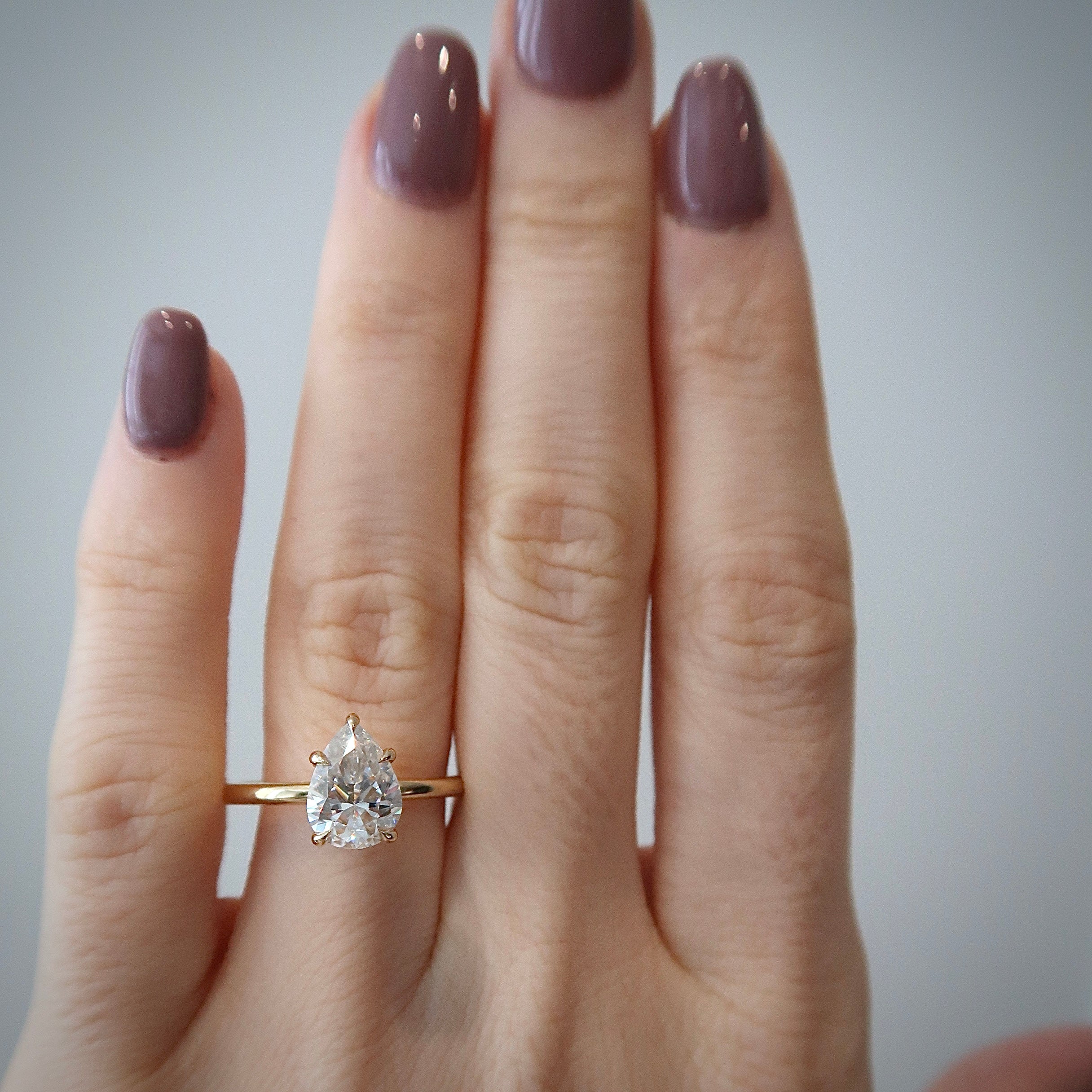 READY: 1.7 ct Pear Cut Clio Ring