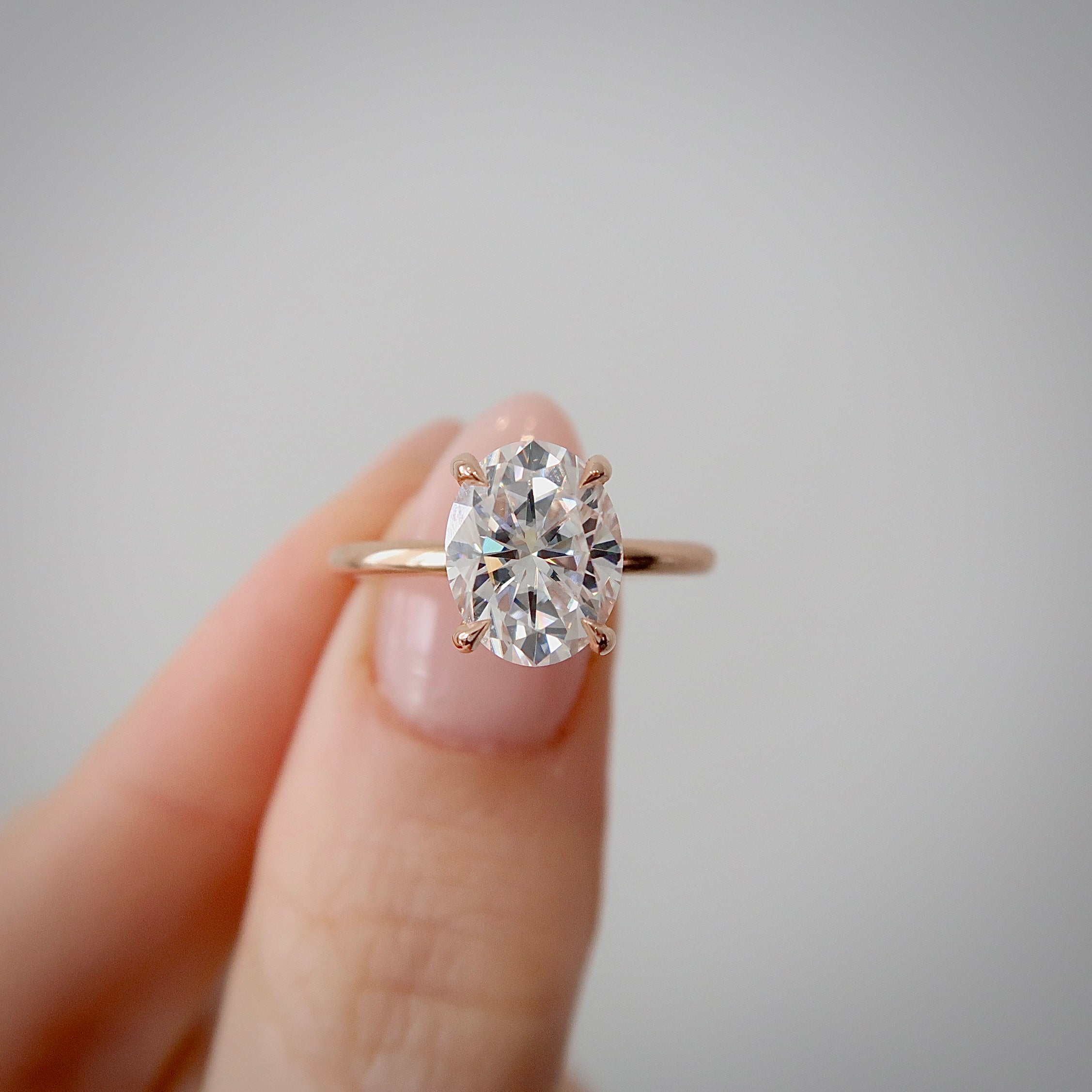 DAILY DEAL: 2 ct Oval Moissanite Ring