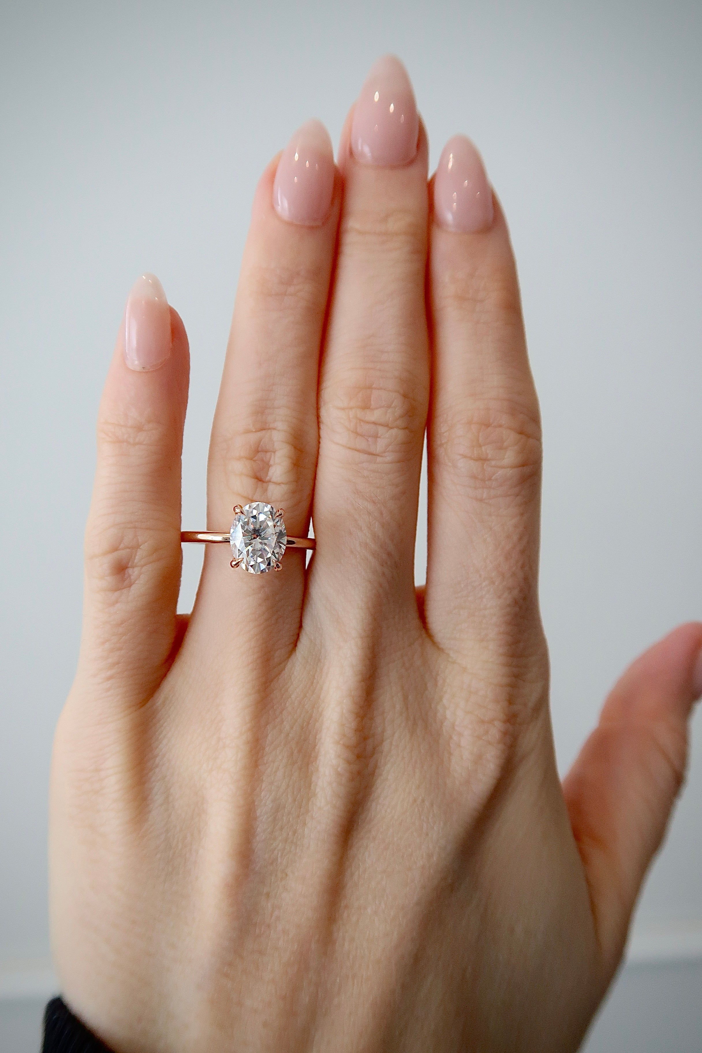 DAILY DEAL: 2 ct Oval Moissanite Ring