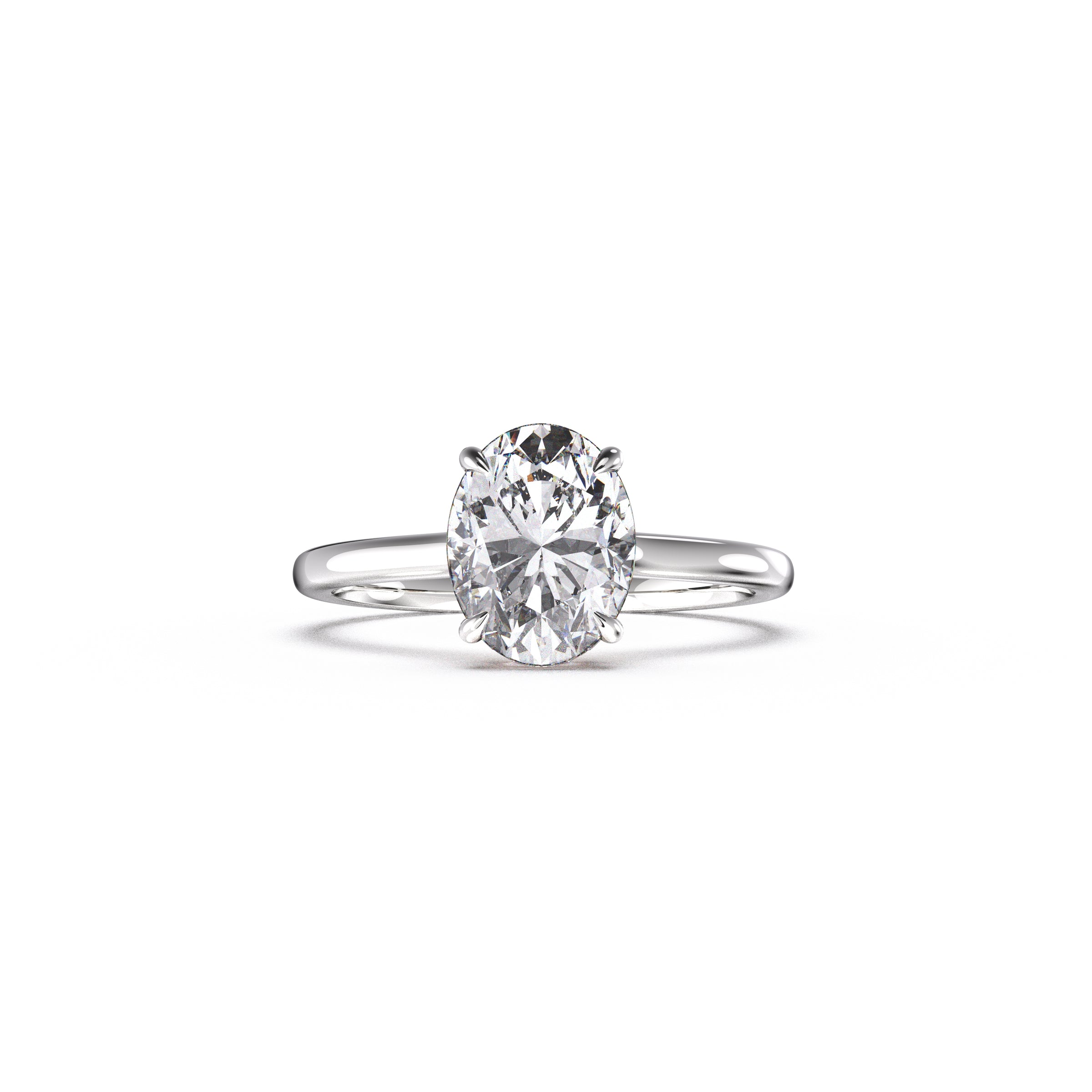 Buy Petal Oval Cut Moissanite Ring for Women | Ring Come True